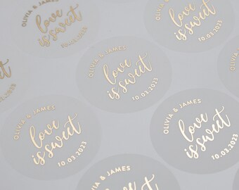 Love is Sweet Labels | Etsy