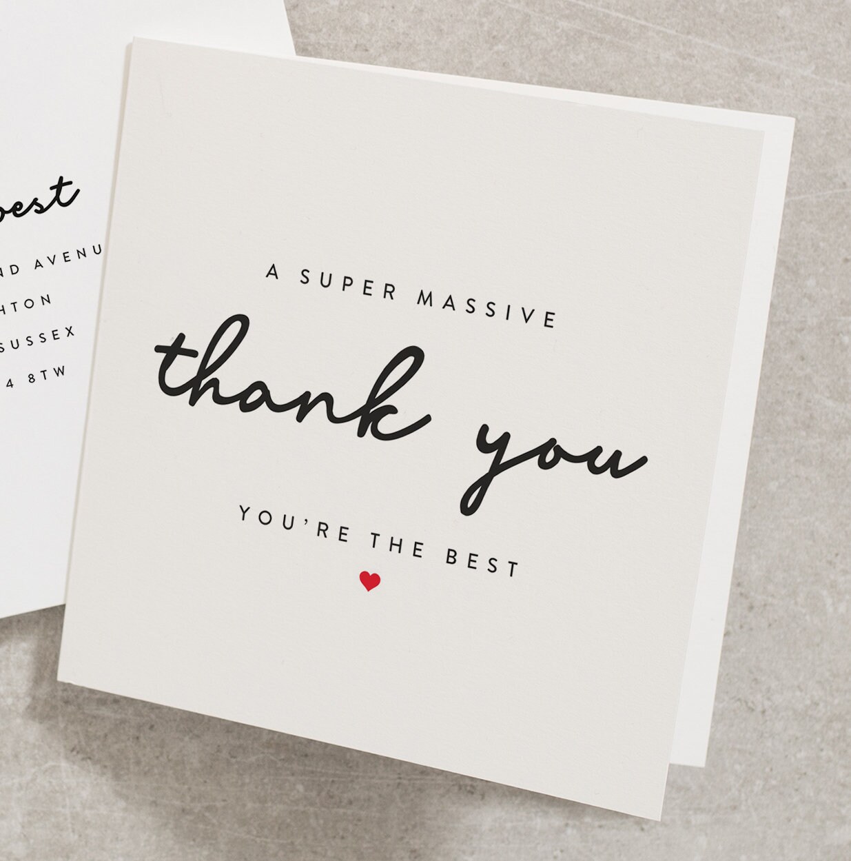 Thank You Card Friendship Card Bestie Card Best Friend - Etsy