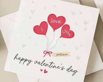 Boyfriend Valentines Day Card, Valentines Day Card Husband, Girlfriend Valentines Day Card, Valentine's Card Wife, For Him, Partner