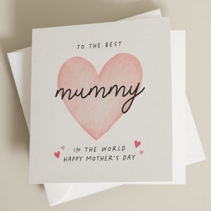 Mothers Day Card For Mummy, Mothers Day Card, Personalised Mothers Day Card For Mummy, Beautiful Mothers Day Card, Personalised Card For Mum
