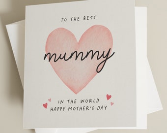 Mothers Day Card For Mummy, Mothers Day Card, Personalised Mothers Day Card For Mummy, Beautiful Mothers Day Card, Personalised Card For Mum