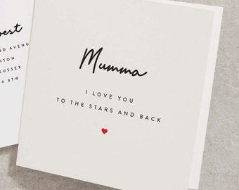 Mumma Mothers Day Card, Happy Mothers Day Mumma Card, Mothers Day Card For Mumma, Mum Mothers Day Card, Special Mothers Day Card MD090