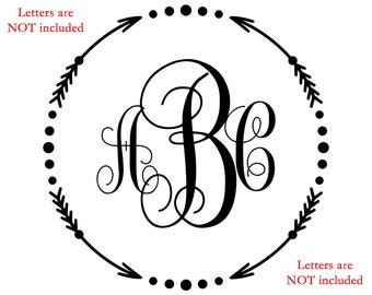 Download Arrow monogram svg | Etsy