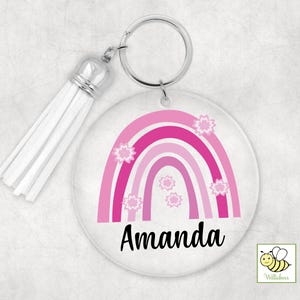 Rainbow Keychain Patterns, Boho Images, Keychain SVG, Key Ring Pattern, Colourful Patterns, Key Ring SVG, Fun Keychain, Digital Download