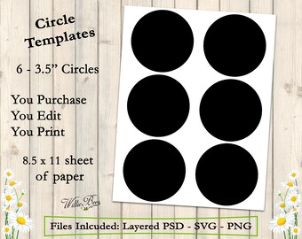 3 Inch Circle | Etsy