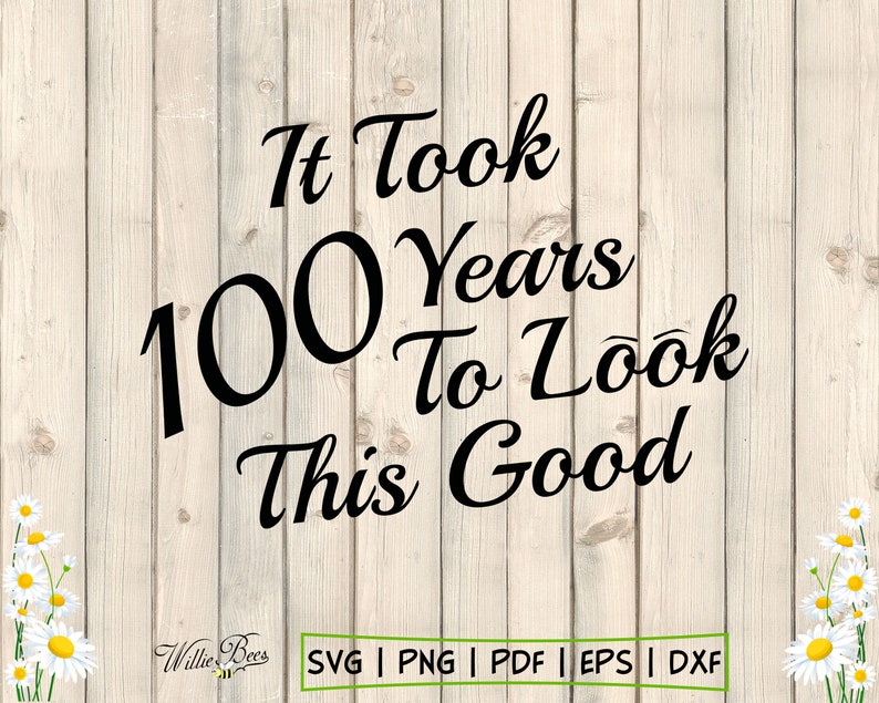 Download Milestone Birthday SVG 100 Years Old Birthday Gift SVG Big ...