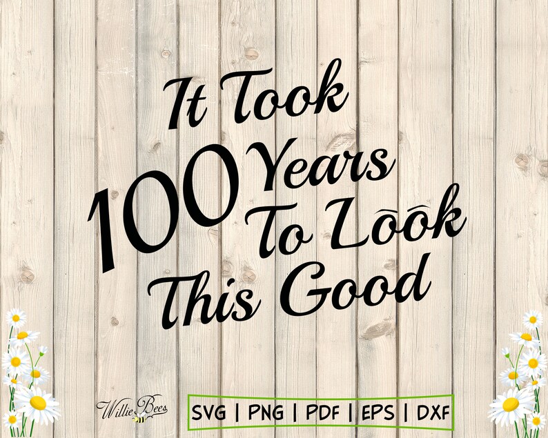 Download Milestone Birthday SVG 100 Years Old Birthday Gift SVG Big ...