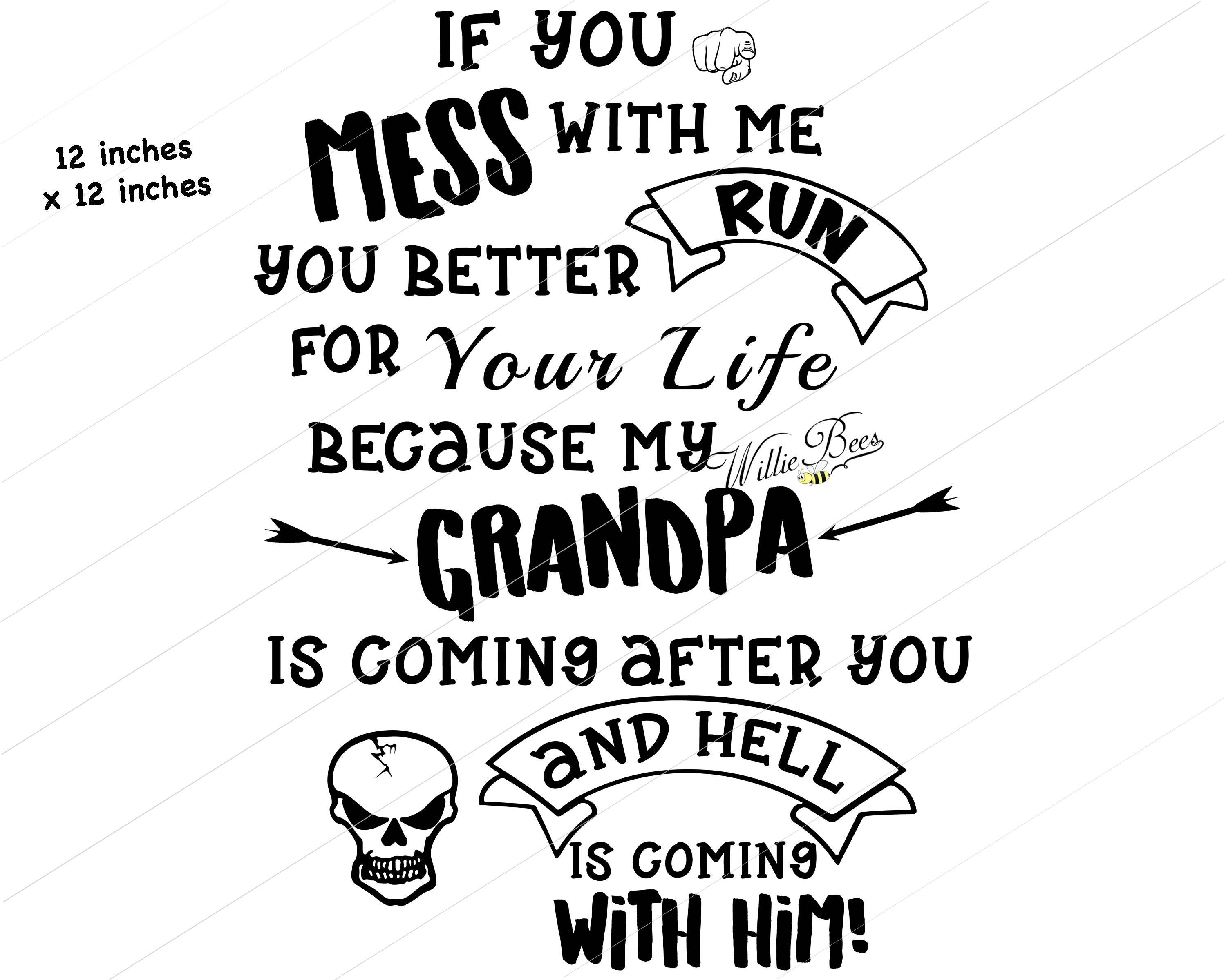 Download Grandad SVG Grandpa SVG Kids T-shirt Kid Quote Toddler | Etsy