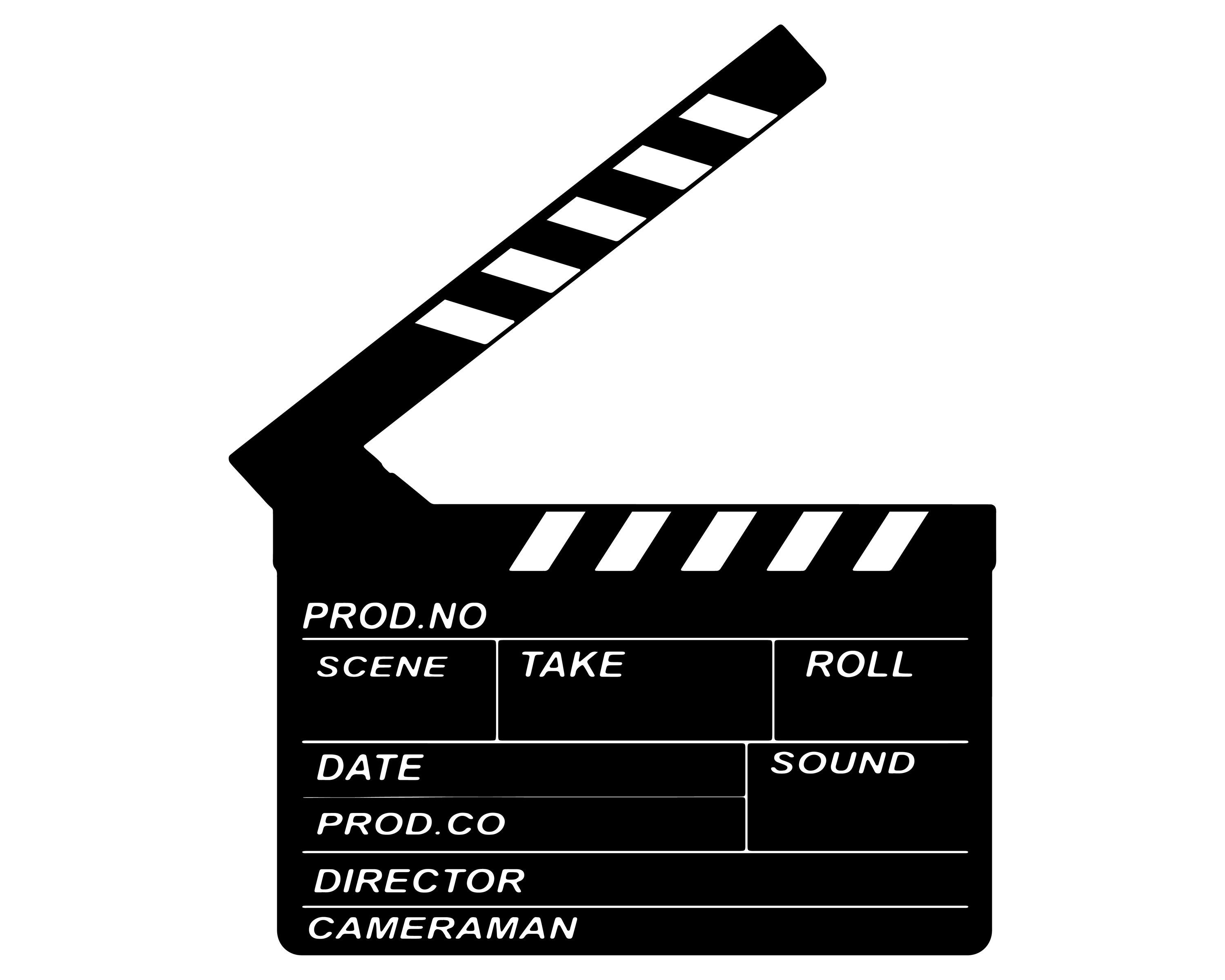 Filmklappe Aus Acryl - Professionelle Film Slate Für Dreharbeiten
