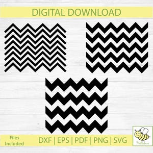 Chevron SVG, Chevron Silhouette Clipart, Chevron Cut File, Zig Zag SVG, Zig Zag Chevron, Chevron Pattern Zig Zag Download, Digital Download