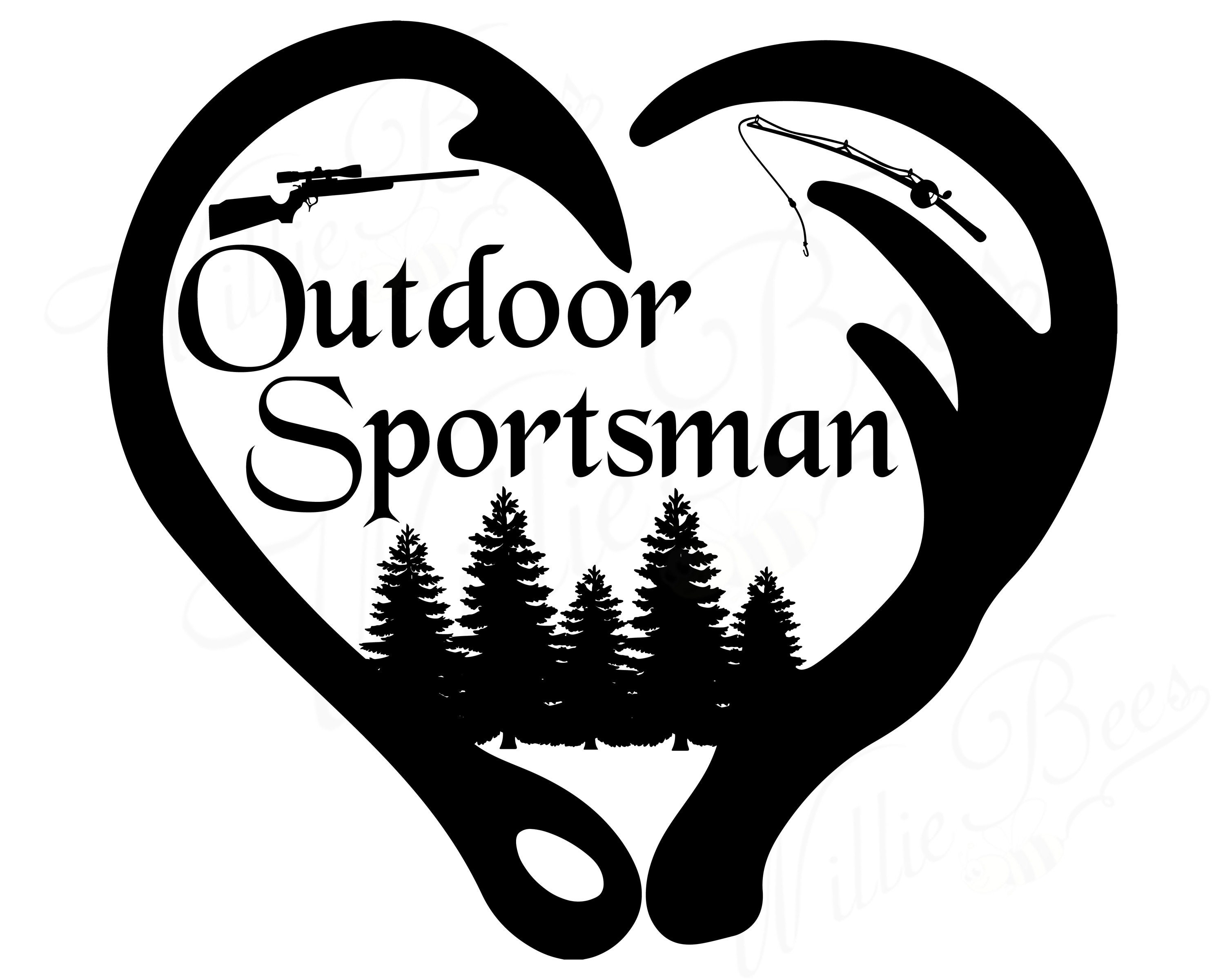 Sportsman SVG Outdoor SVG Sportsman Decal Hunting And | Etsy