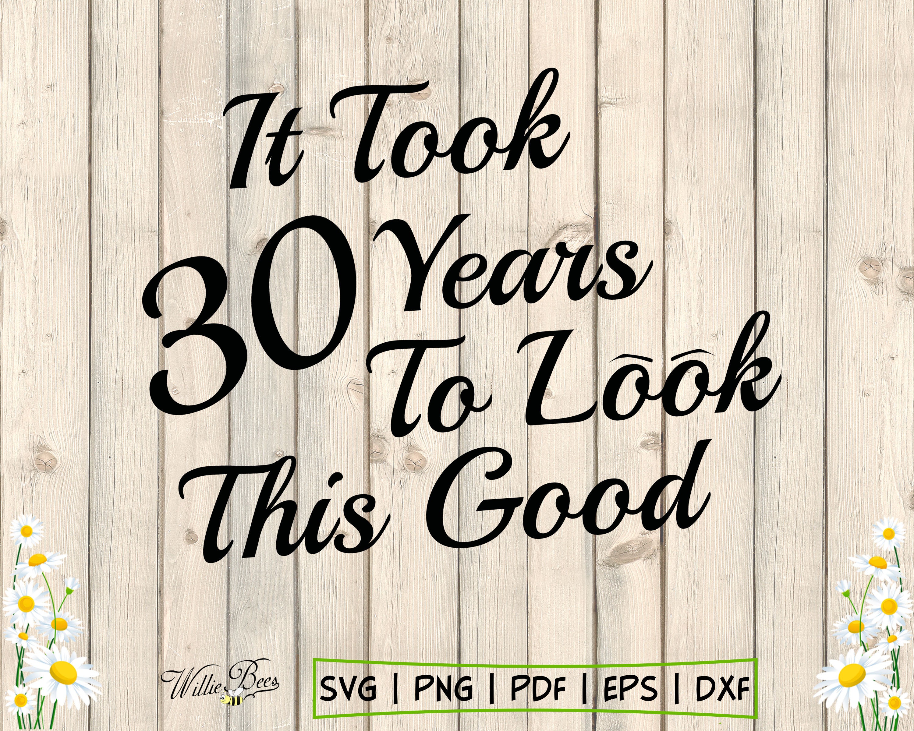 Download Milestone Birthday SVG Thirty Years 30 Years old Birthday ...