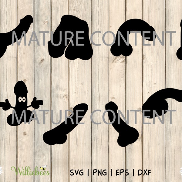 Penis SVG Clipart, Men's Penis, Male Sexual Organ, Images Of Penis, Penis Clipart Images, Dick Cut File, Man's Pecker, Digital Download