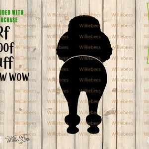 Poodle Dog SVG, Dog Butt, Dog Decal, Canine Clipart, Glowforge Laser, Poodle Image, Dog  Hook, Poodle Dog Breed, Digital Download