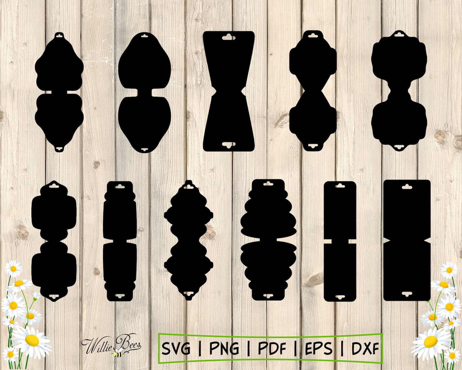 Jewelry Display Template SVG Necklace Holder Template Etsy