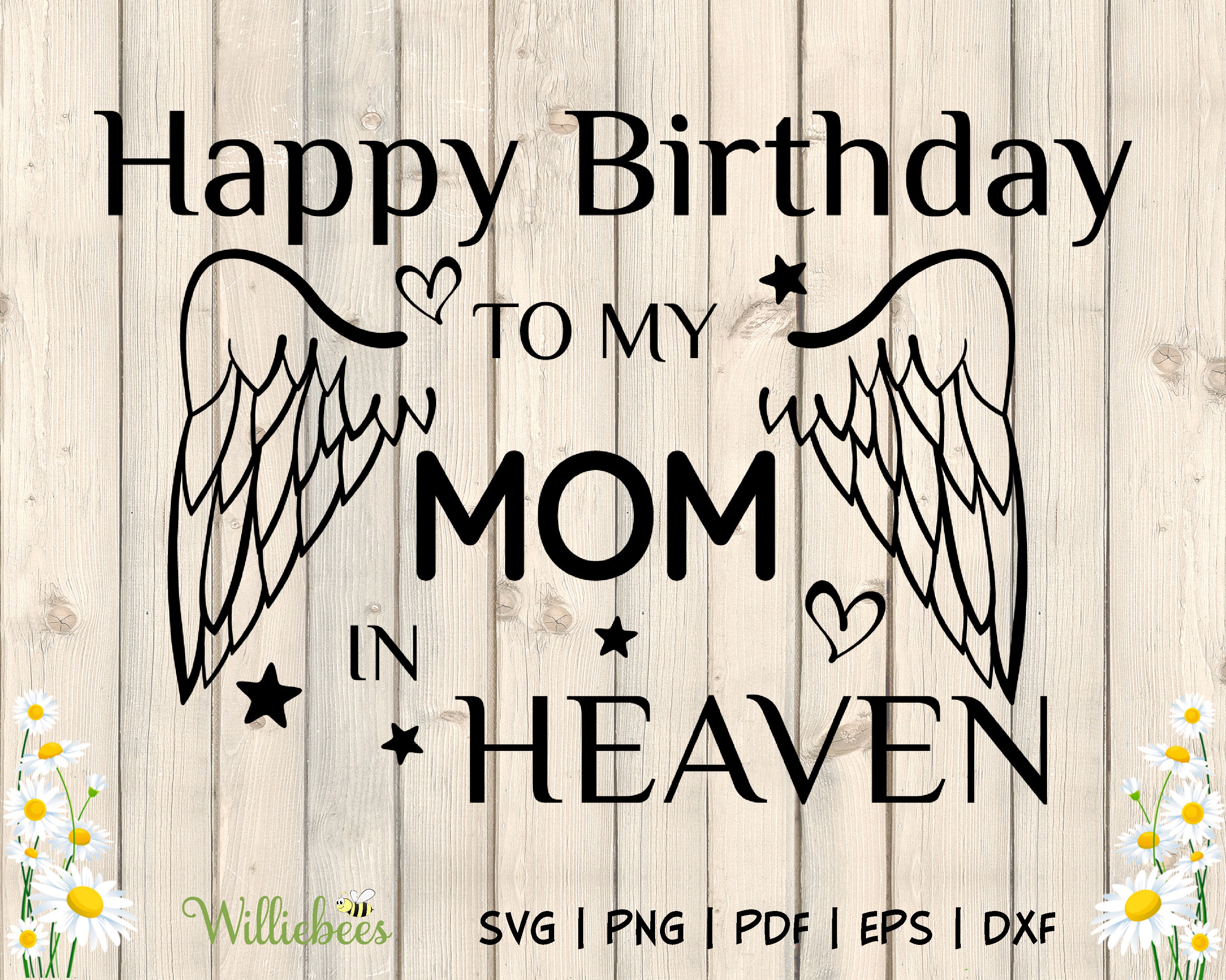 happy birthday in heaven mom poem