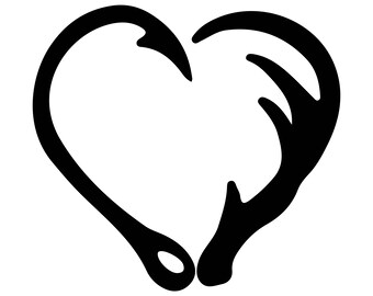 Free Free Fishing Hook Heart Svg 671 SVG PNG EPS DXF File