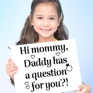 Huwelijksaanzoek SVG, wil je met papa trouwen, verrassing voor mama, T-shirtcitaat, verlovingscitaat, voorstelidee, hart SVG, digitale download