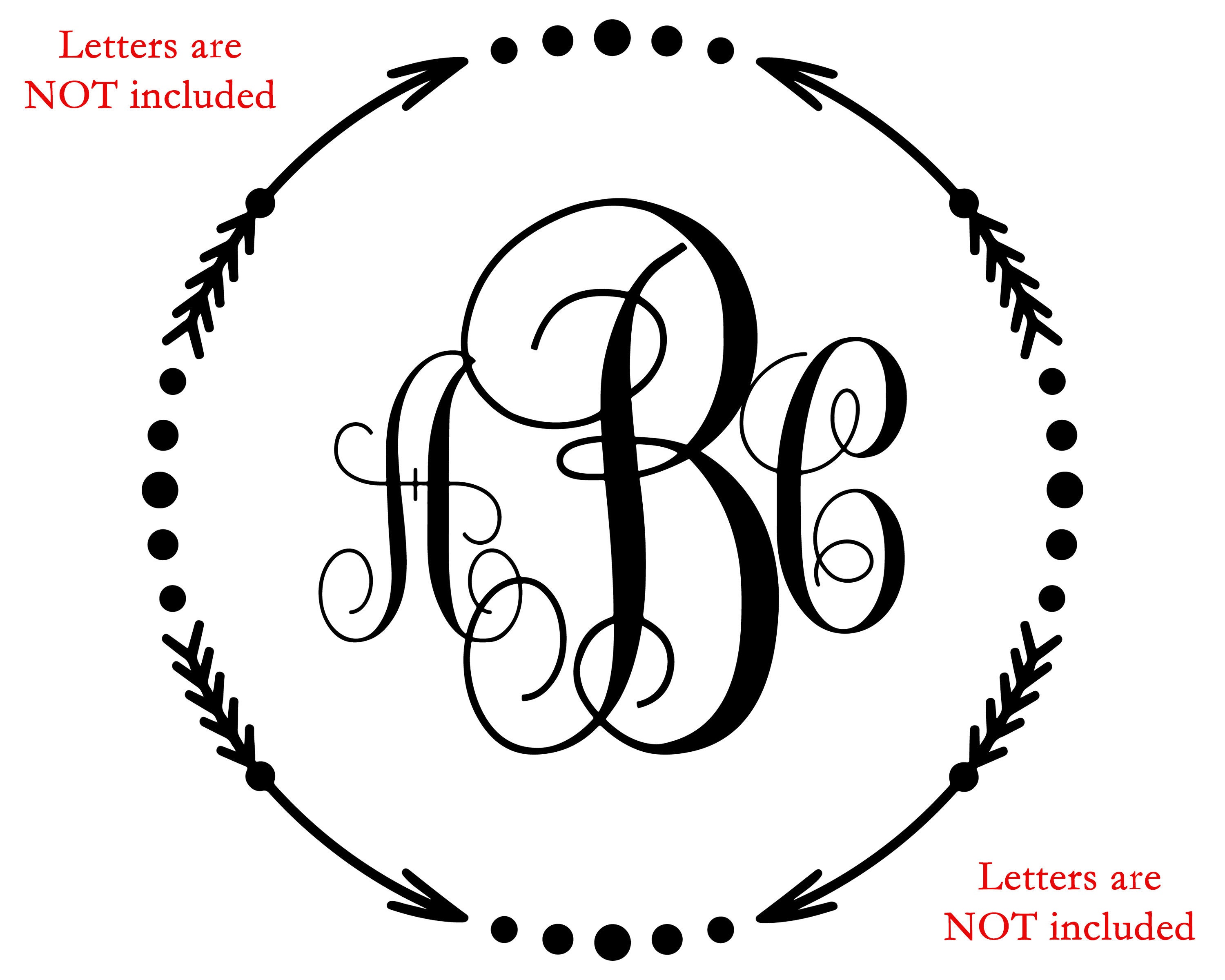 Download Circle Monogram Frame SVG Arrow Circle Monogram SVG Arrow ...