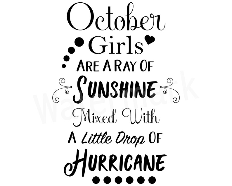 oktober verjaardag svg birthday girl zon en orkaan scorpio | etsy