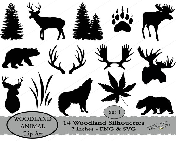 Download Clipart Woodland Animals Svg