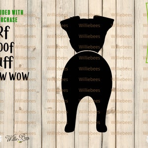 Jack Russell Terrier Dog SVG,  Dog Butt Silhouette, Dog SVG, Window Decal, Dog Butt Image, Glowforge Laser, Dog  Hook, Digital Download