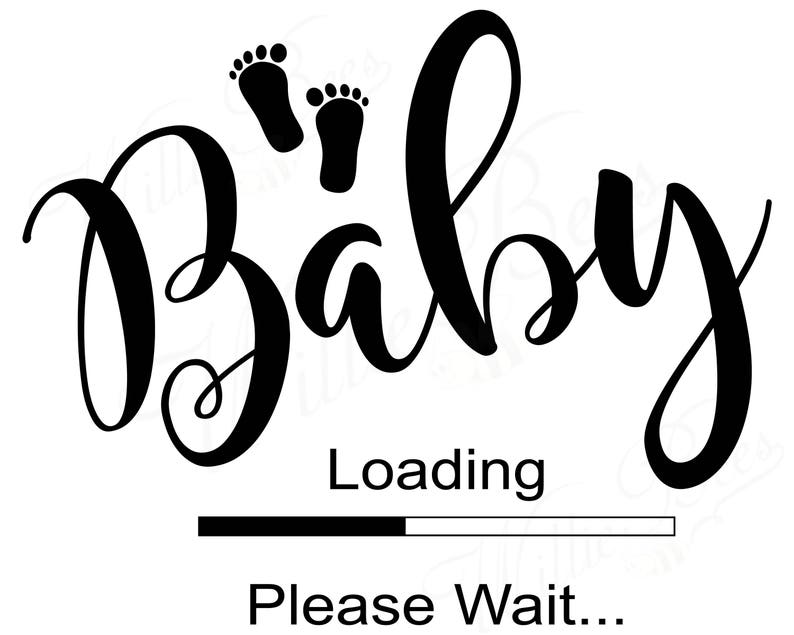 Download Baby SVG Baby Loading Newborn Infant Pregnancy SVG | Etsy
