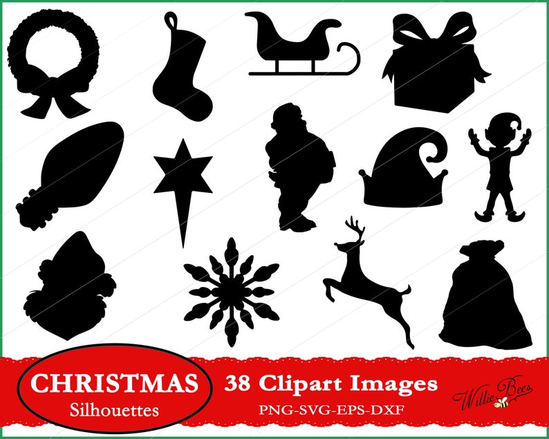 Download Christmas Holiday Clipart Svg Santa Claus Svg Happy Etsy