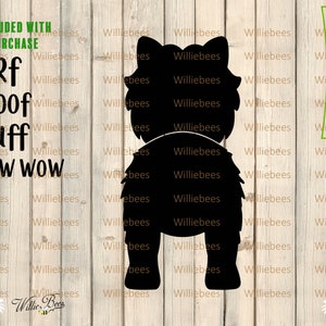 Westie Dog SVG,  West Highland Dog, Dog Butt Silhouette, Window Decal, Dog Butt Image, Glowforge Laser, Dog  Hook, Digital Download