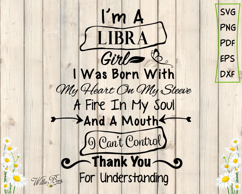 Download I'm A Libra Girl SVG September Birthday SVG October | Etsy