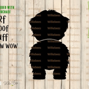 Havaneser SVG, Doggy Butt, Eckzahn Aufkleber, Hund von Kuba, Glowforge Laser, Haustier Hund, Hundehaken, Hunderasse, digitaler Download