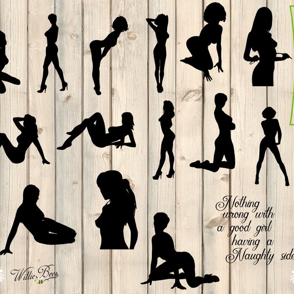 Sexy Lady SVG Clipart, Sexy Lady Dancers, Nude Females, Exotic Images, Sexy Ladies, Woman Strippers, Naked Ladies, Digital Download