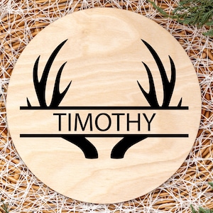 Antler Split Monogram SVG, Deer Antlers Split Monogram Frame, Deer Monogram, Hunting Monogram SVG, Buck Split Monogram SVG, Digital Download