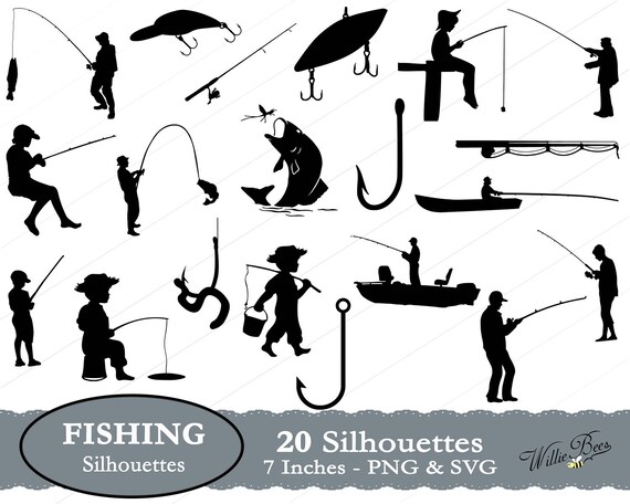 Download Free Fishing Svg Fish Clipart Fishing Image Fish Hook Fishing Etsy SVG DXF Cut File