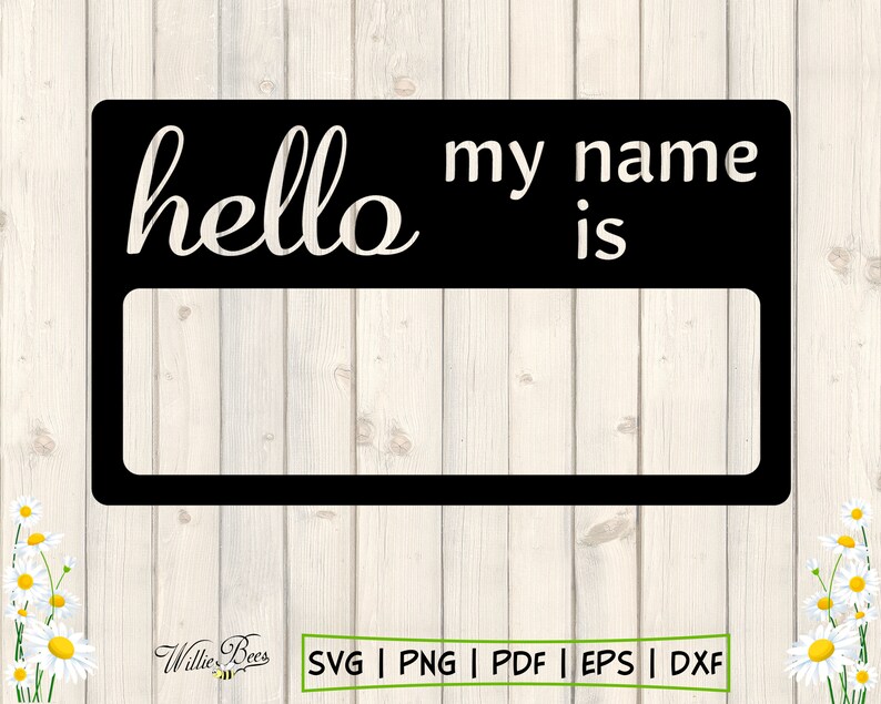 Download Hello My Name Is SVG Name Tag SVG New Baby Svg Baby Boy | Etsy