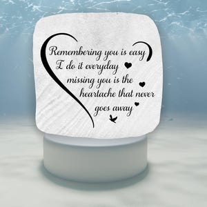 En souvenir de vous, en mémoire de, vous avez manqué, citation de deuil, jamais oublié, Sympathy Heaven SVG, perte d'un être cher, téléchargement numérique