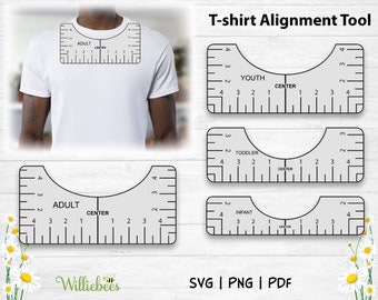 T-shirt alignment tool bundle SVG, Tshirt Ruler SVG, Center - Inspire Uplift