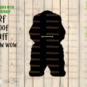 Cocker Spaniel Dog SVG,  Dog Butt SVG, Dog Silhouette, Spaniel Decal, Canine Image, Glowforge Laser, Dog  Hook, Digital Download