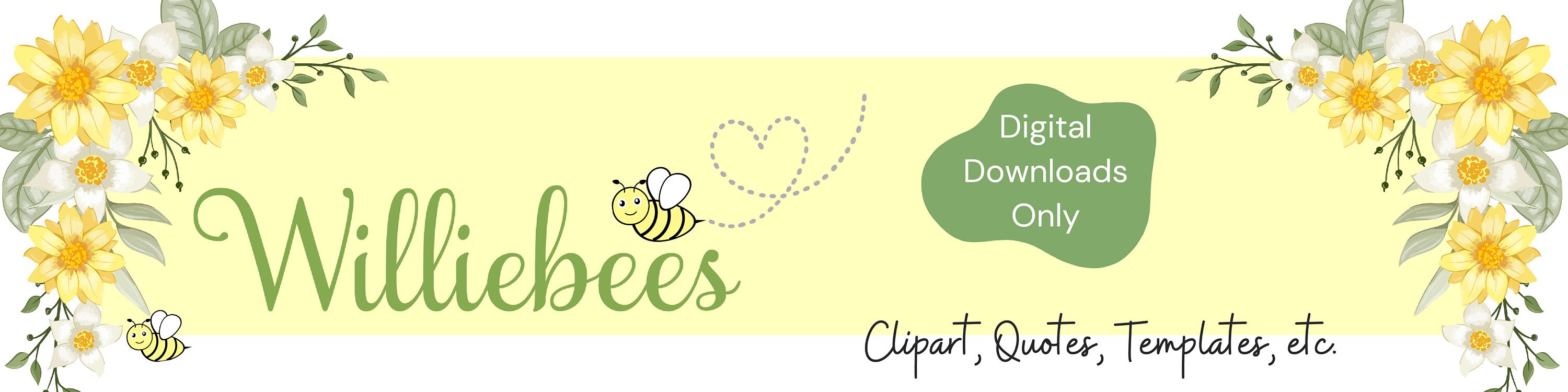WillieBees - Etsy, image size:3000x750