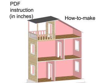 wooden doll house plans