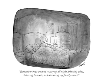Signierter Kunstdruck meiner New Yorker Cartoons "