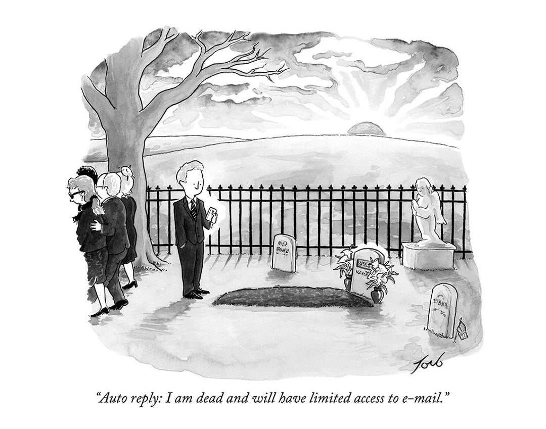 Signed Print of My New Yorker Cartoon 