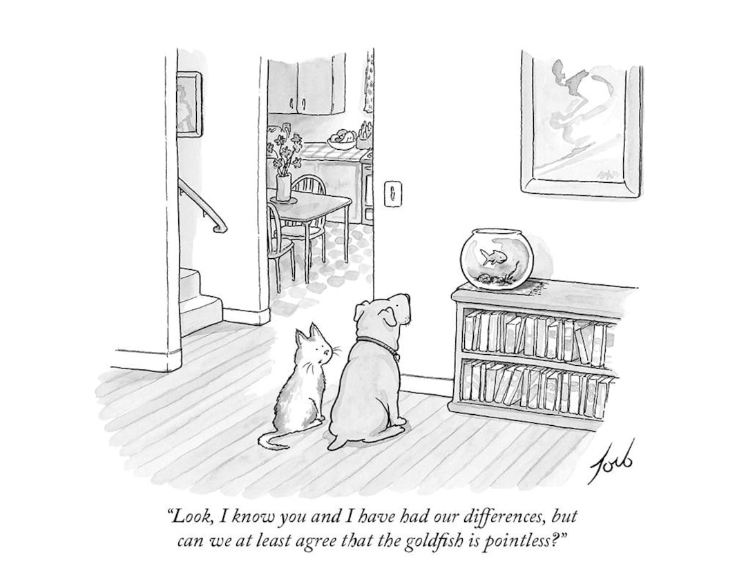 Signed Print of My New Yorker Cartoon 