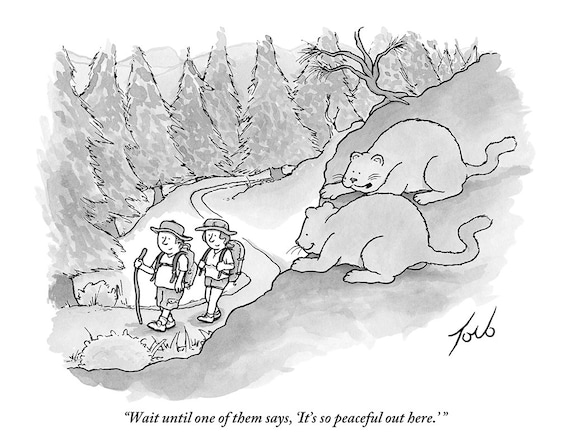 Signed Print of My New Yorker Cartoon Signed Print of My New Yorker Cartoon