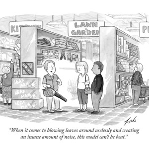 Signed print of my New Yorker cartoon &quot;This Model Can&#39;t Be Beat&quot;