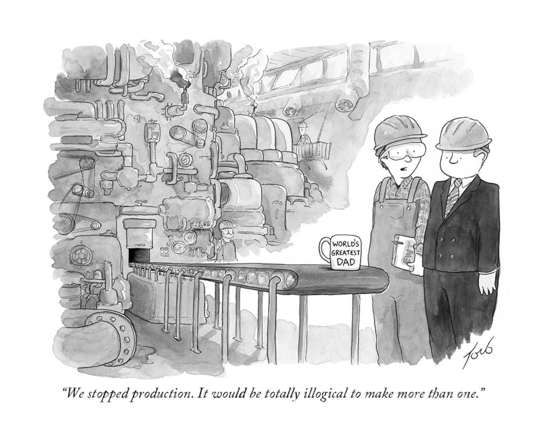 Signed Print of My New Yorker Cartoon 