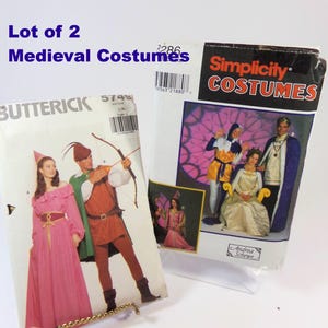 Medieval Costume Patterns XL: Robin Hood, Royal Family, Jester