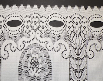 Valance Material cut to size little sewing 232"x13" (19'x1') Beige Poly Lace