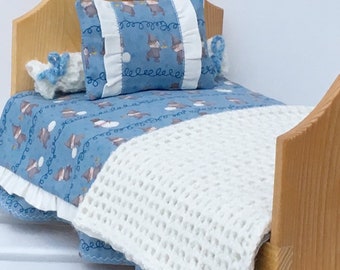 Escala 1//6 tamaño de la muñeca Conjunto De Ropa De Cama Para Muñecas Barbie