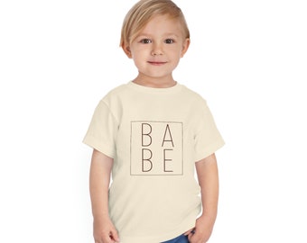 Toddler BABE Valentine's Day Short Sleeve Tee